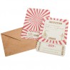 8 INVITATIONS CIRCUS VINTAGE