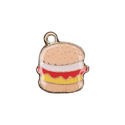 Pendentif émail - Hamburger