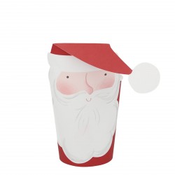 8 gobelets - Père Noël jolly