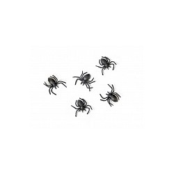 10 araignées en plastique