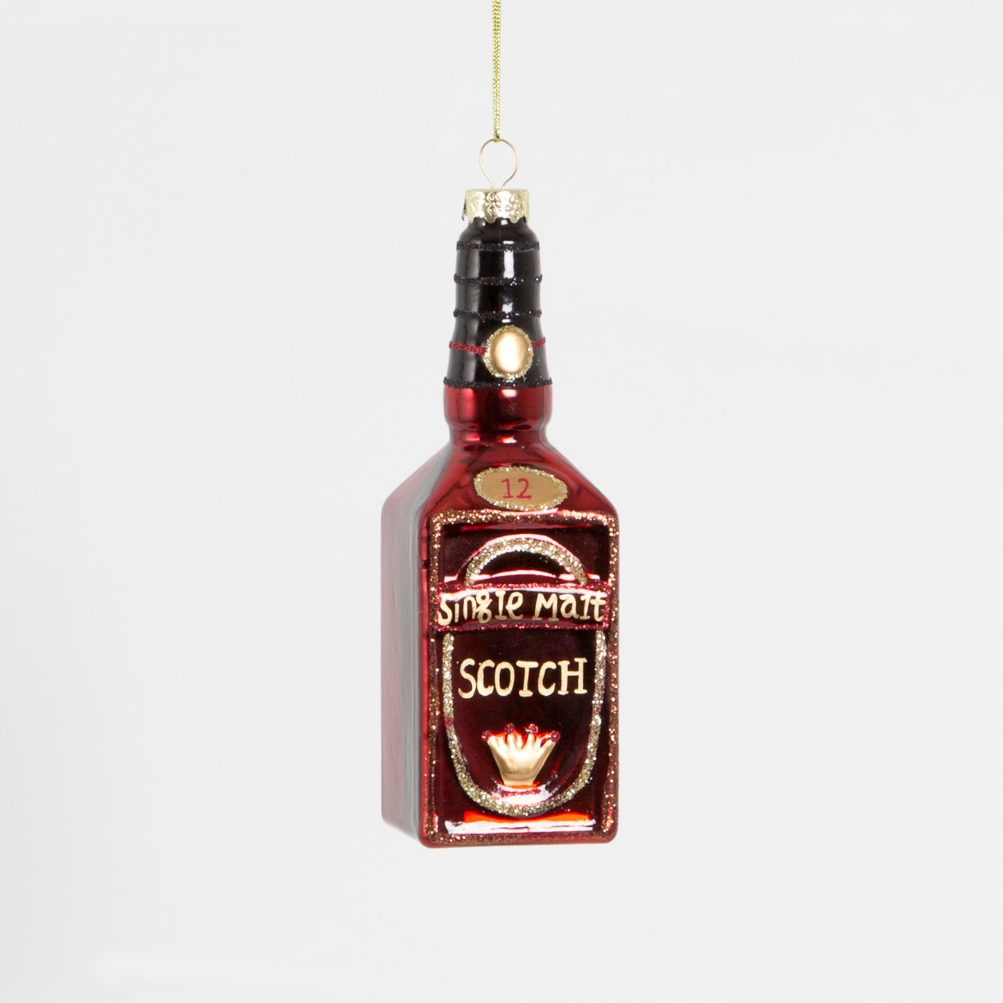1 décoration de Noël - Bouteille de Scotch - Happy Family