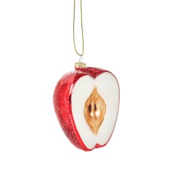1 décoration de Noël - Demi pomme
