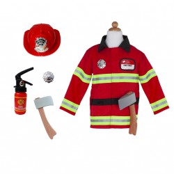 Costume de pompier 5-6 ans 