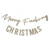 Guirlande Merry Fucking Christmas Bunting 