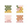 Stickers Dots 5 couleurs, 3.5cm (1 pkt / 72 pc.)