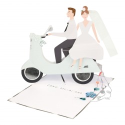 Carte scooter mariés
