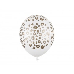 Ballon latex imprimé léopard