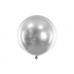 Ballon chrome argent-60cm