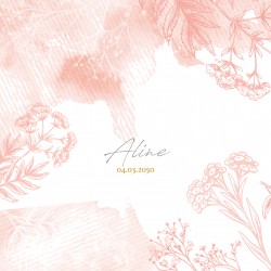 Faire-part Collection fleurs de printemps - Aline