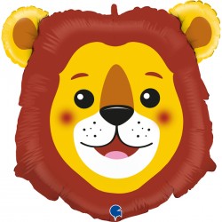 Ballon aluminium - Tête de lion 