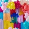 Kit arche à ballons et rideau de rubans - Multicolore