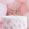 Cake topper - Hello 50 