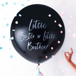 Ballon géant Gender revel - Little sister or little brother