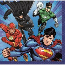 16 serviettes - Justice league