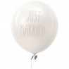 12 ballons imprimés Just Married