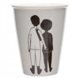 Cup - White man & black woman