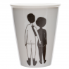 Cup - White man & black man 