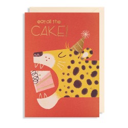 1 carte guépard cake