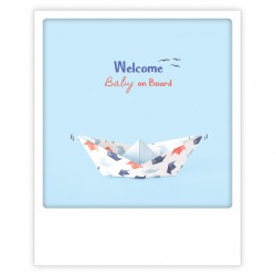 Carte pola - Welcome baby on board