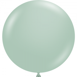 Ballon latex vert amande - 45cm