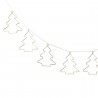 Guirlande sapin or contemporaine