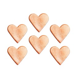 Décorations en pâte à sucre - Coeur rose