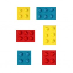 Décorations en pâte à sucre - Lego