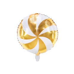 Ballon aluminium - Candy doré