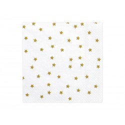 20 serviettes étoile or -Star