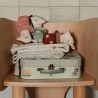 Set cadeau bébé - Valise, couverture, hochet