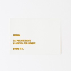Carte + enveloppe - Maman