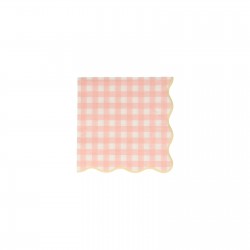 20 petits serviettes - Vichy (4 coloris)