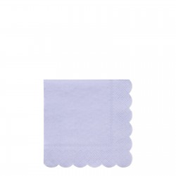 20 petites serviettes - Bleu clair
