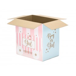  Boîte en carton pour l'envoi des ballons - Garçon ou fille, 60x40x60cm