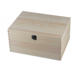 Memory box baby en bois 