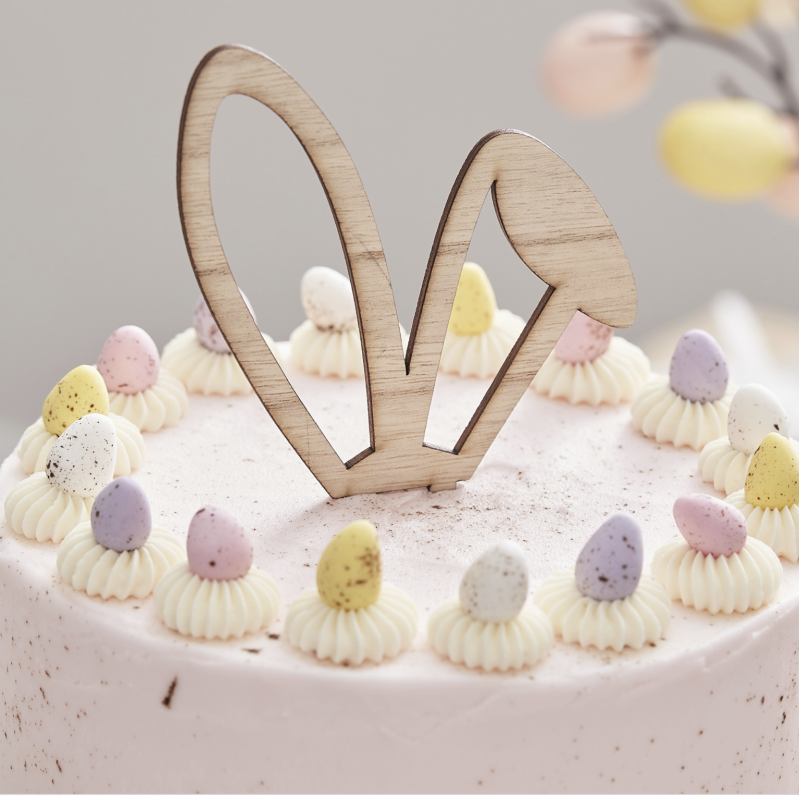 Cake topper - Lapin de Pâques - Happy Family
