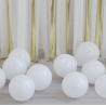 Pack de 40 ballons 12 cm blanc