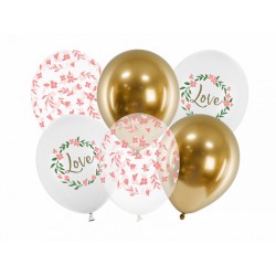 6 Ballons - Mélange Love 