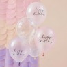 Pack de 5 ballons sirène - Coquillage iridescent 