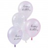 Pack de 5 ballons sirène - Coquillage iridescent 