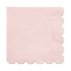 Grandes serviettes - Rose clair