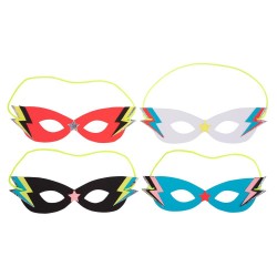 8 masques - Super-Héros (4 coloris)