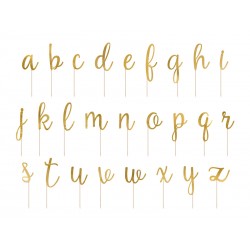 53 Toppers Alphabet - Or