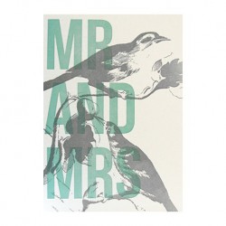 Carte Mariage "Mr and Mrs"