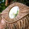Miroir l'oeil de Bali - Raphia 