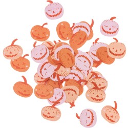 Confettis - Citrouille orange et rose