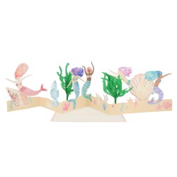 Carte anniversaire 3D - Sirène