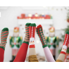 Chaussettes de Noël à rayures 31-34