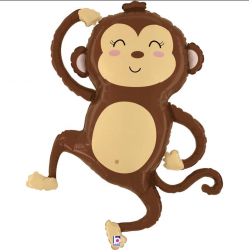 Ballon aluminium - Jungle Monkey
