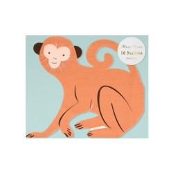 16 Serviettes - Monkey